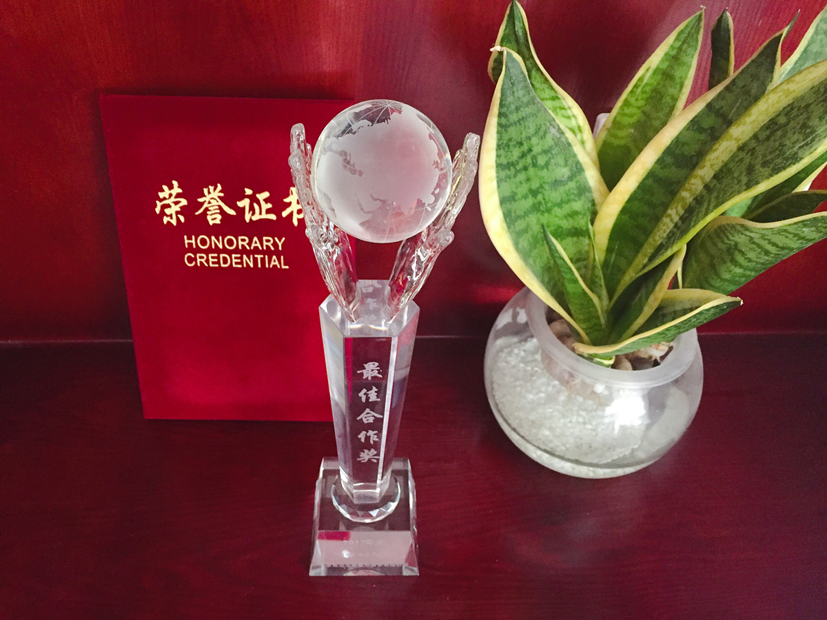 传杰信息荣获致远互联“2017年度最佳合作奖”